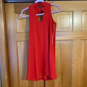 Red Key Hole Dress